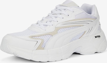 PUMA Platform trainers 'Teveris' in White: front