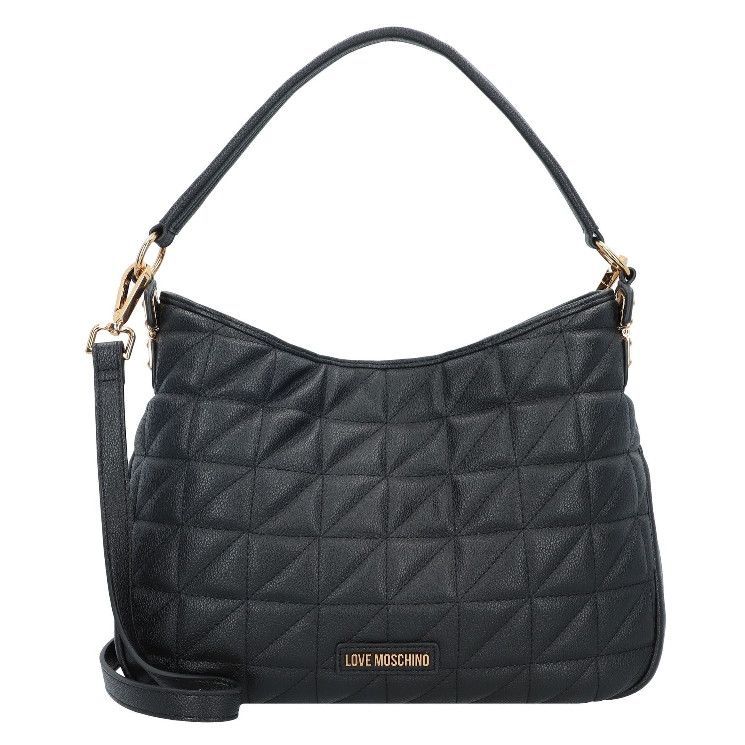 Love Moschino Shoulder Bag Click Heart in Black ABOUT YOU