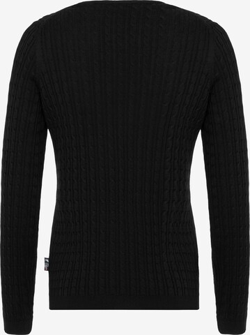 DENIM CULTURE Pullover 'Verla' in Schwarz