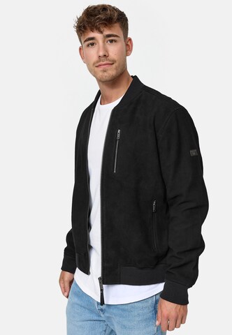 INDICODE JEANS Übergangsjacke 'Maddoc' in Schwarz