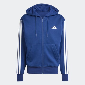 Giacca di felpa sportiva di ADIDAS SPORTSWEAR in blu: frontale