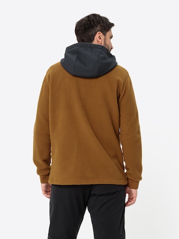VAUDE Athletic fleece jacket 'Manukau' in Brown