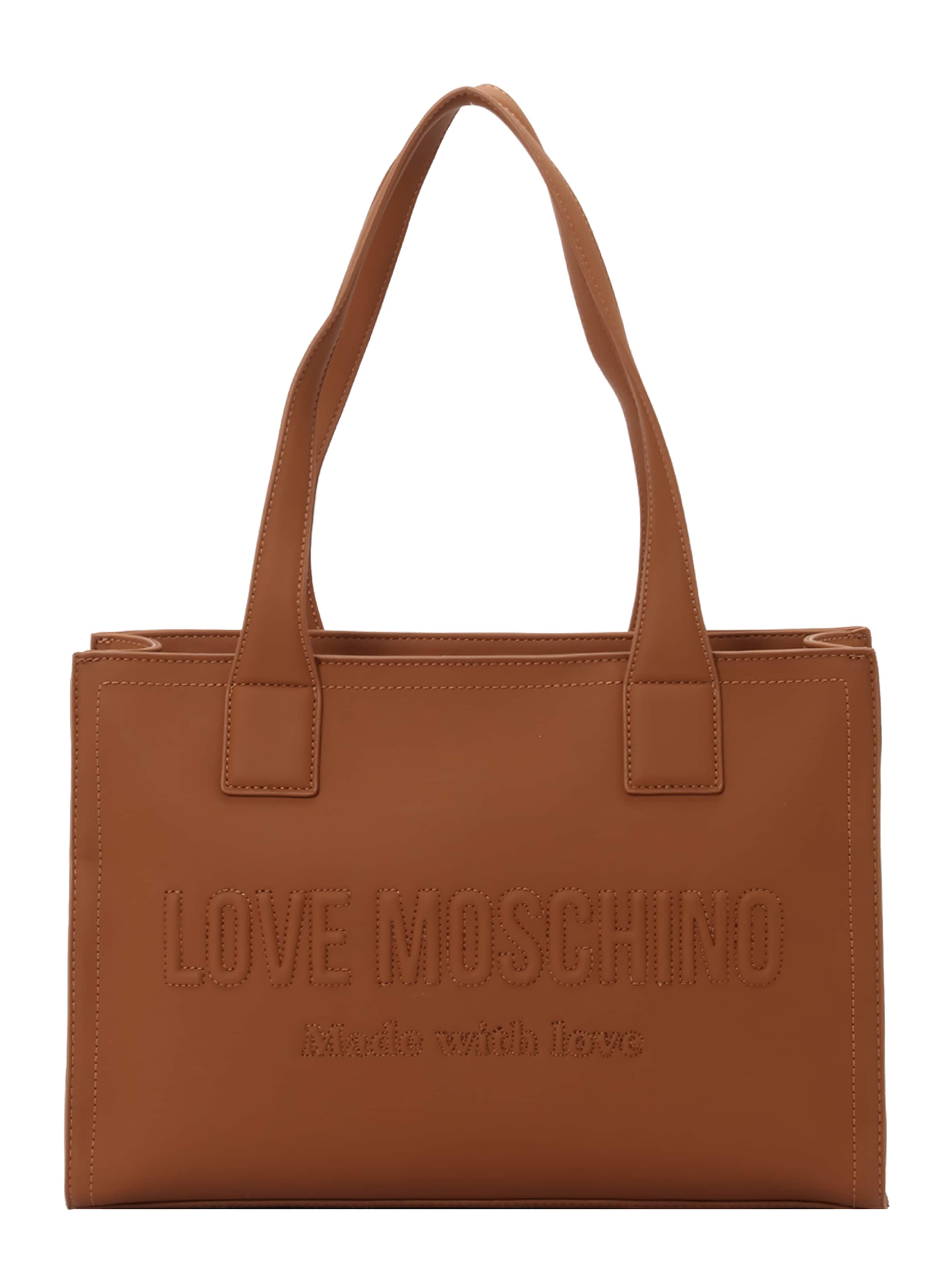Cabas Love Moschino en marron : devant