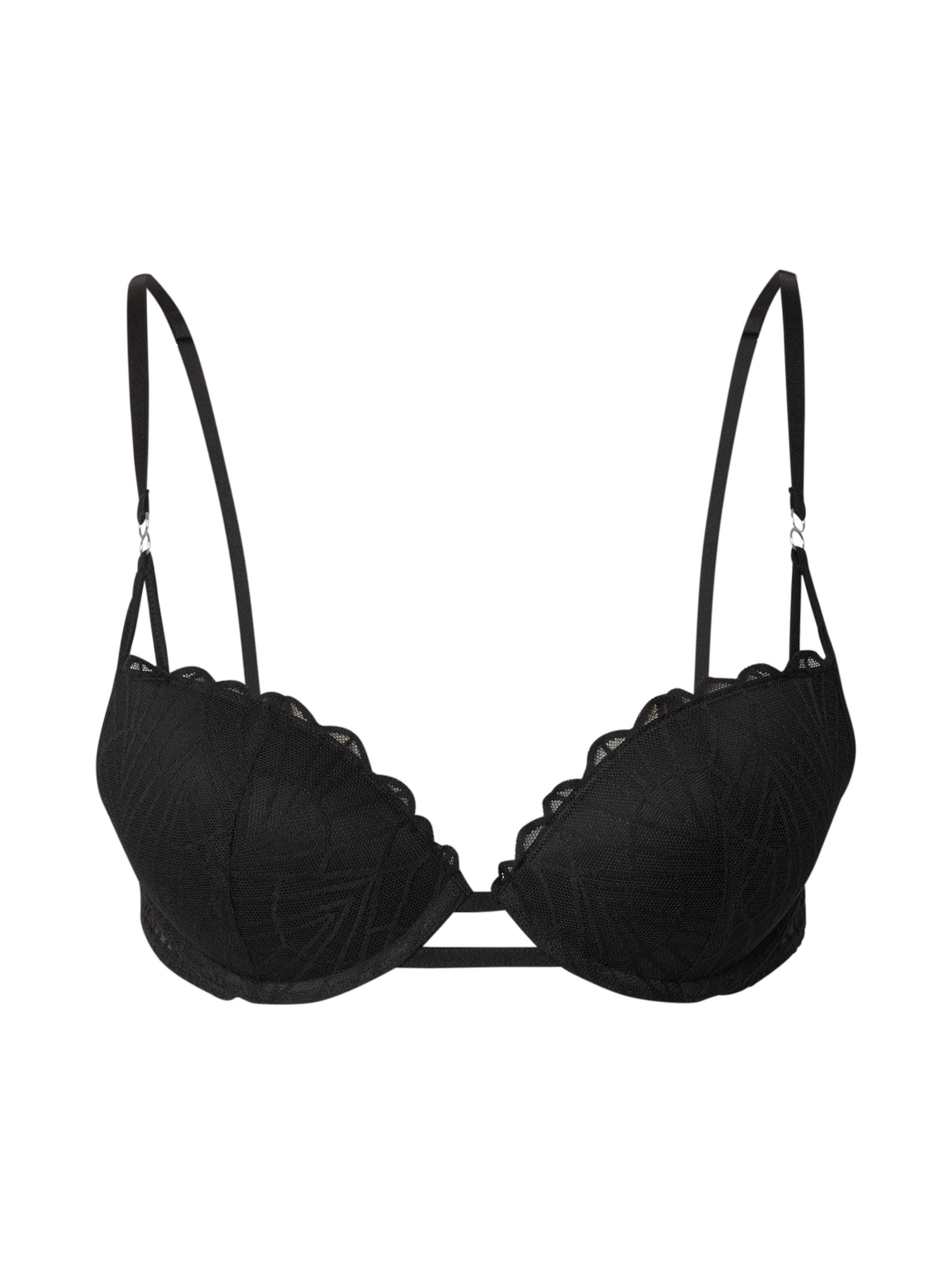 TRIUMPH Push-up BH 'That Night In Vegas' in Schwarz: Vorderseite