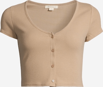 AÉROPOSTALE Shirt in Beige: front