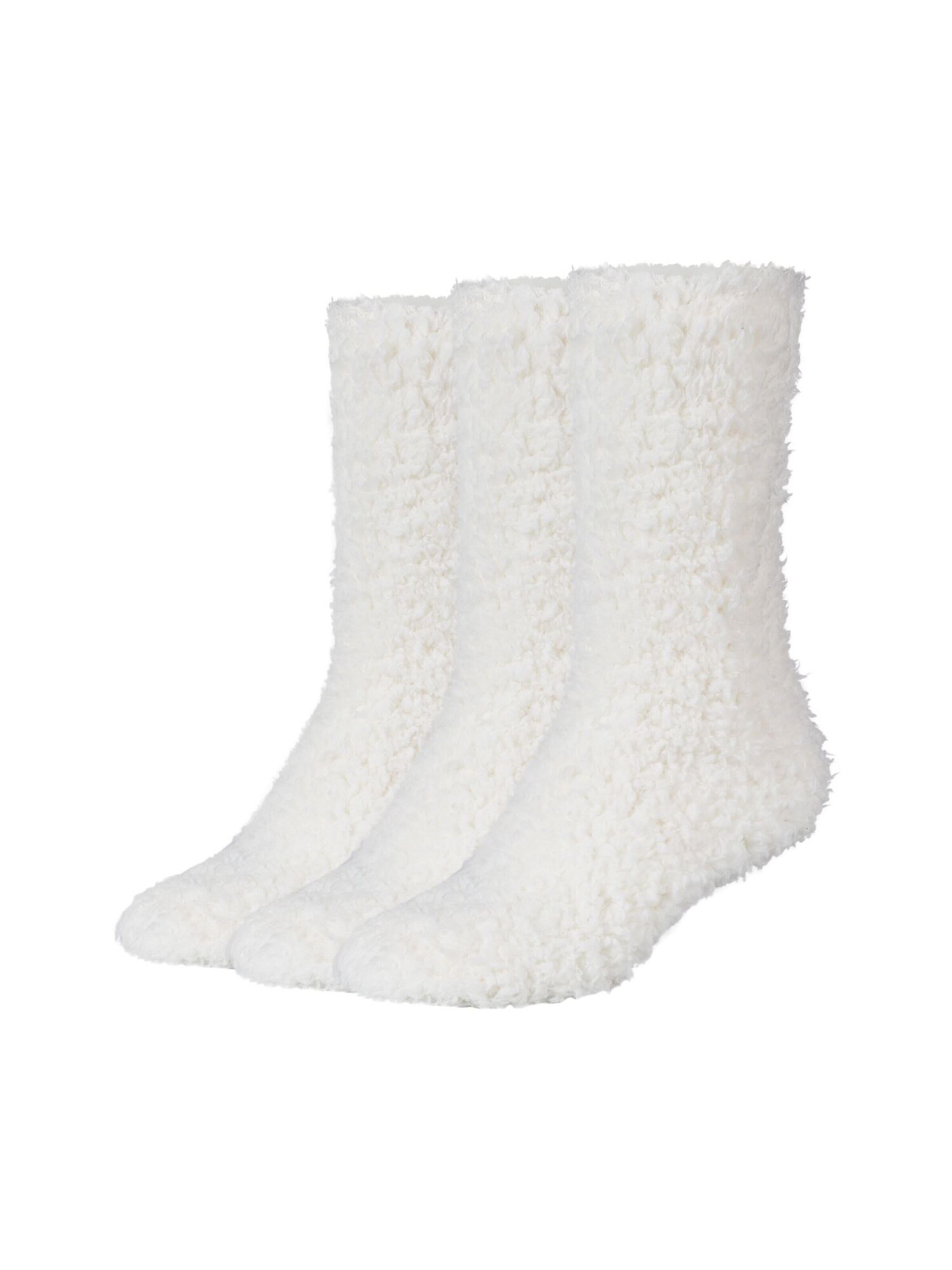 camano Socks in White: front