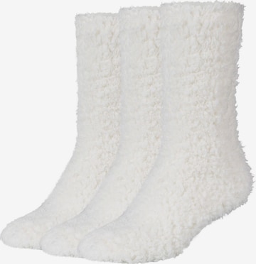 camano Socken in Weiß: Vorderseite