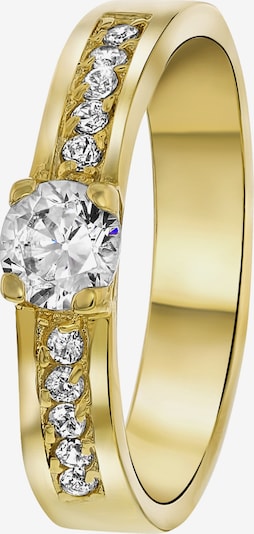 Lucardi Ring 'Florence' in gold / silber, Produktansicht