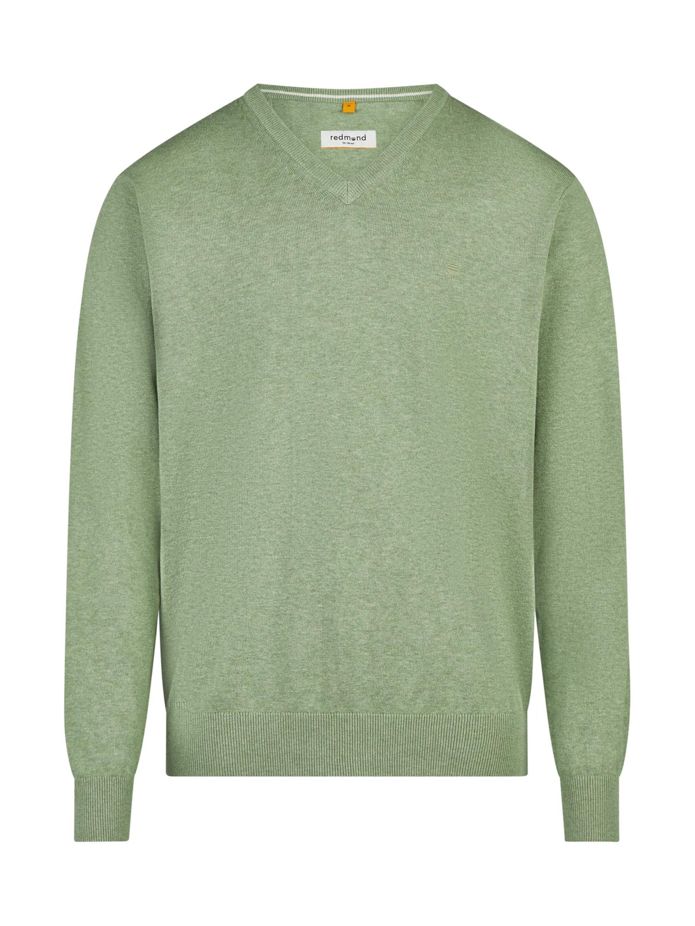 redmond Sweater 'Basic' in Green: front