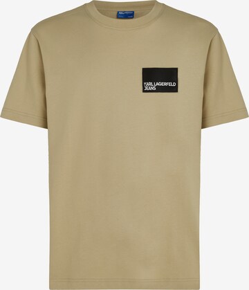 KARL LAGERFELD JEANS T-Shirt in Beige: predná strana