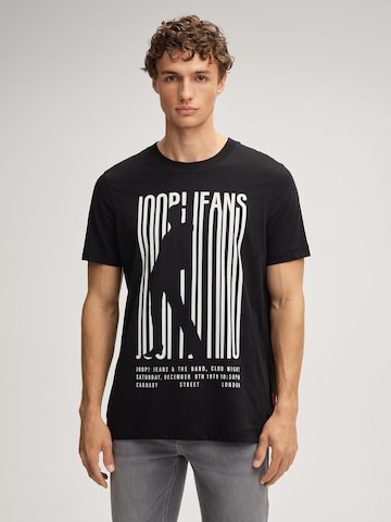 JOOP! Jeans Shirt 'Elyas' in Zwart: voorkant