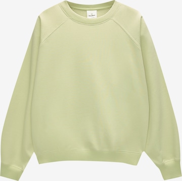 Pull&Bear Sweatshirt in Green: front