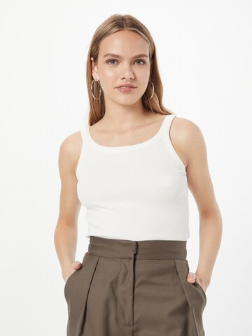 Kaffe Top 'Carna' in White: front
