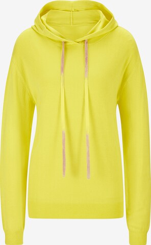 Sweat-shirt heine en jaune : devant