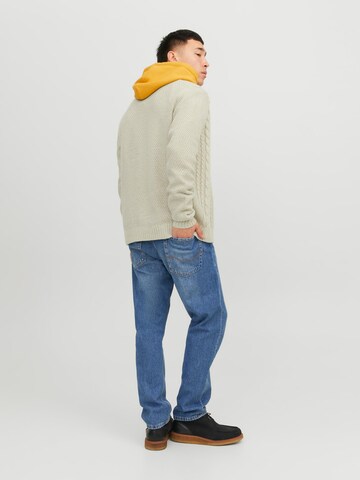 JACK & JONES Cardigan 'CRAIG' i hvid