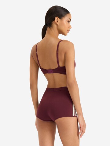 Culotte ' Sport Active Essentials Cotton 3 Stripes ' ADIDAS SPORTSWEAR en rouge