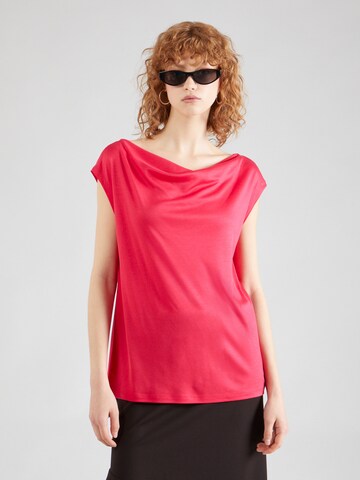 T-shirt s.Oliver BLACK LABEL en rose : devant