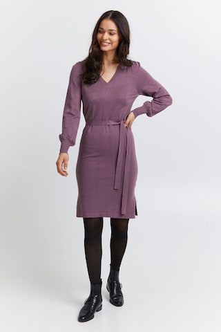 Fransa Knitted dress 'BLUME' in Purple