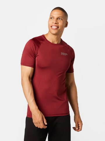 T-Shirt BURTON MENSWEAR LONDON en rouge : devant