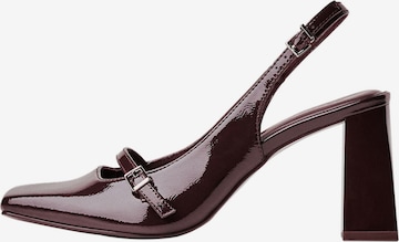 Bershka Pumps in Weinrot ABOUT YOU - Main Image