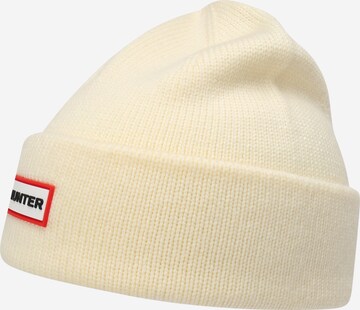 HUNTER Beanie 'PLAY' in White: front