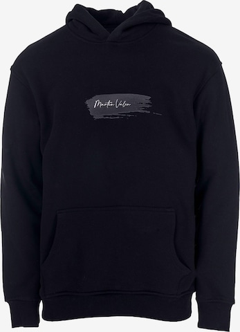 Sweat-shirt MARTIN VALEN en noir : devant