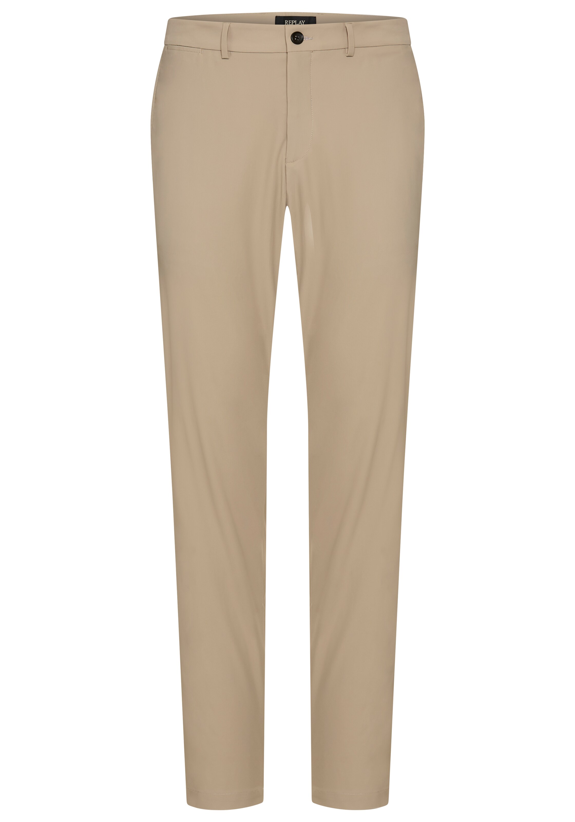 REPLAY Slimfit Hose in Beige: Vorderseite