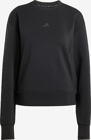 ADIDAS PERFORMANCE Спортивный свитшот 'Designed For Training' в Черный: спереди