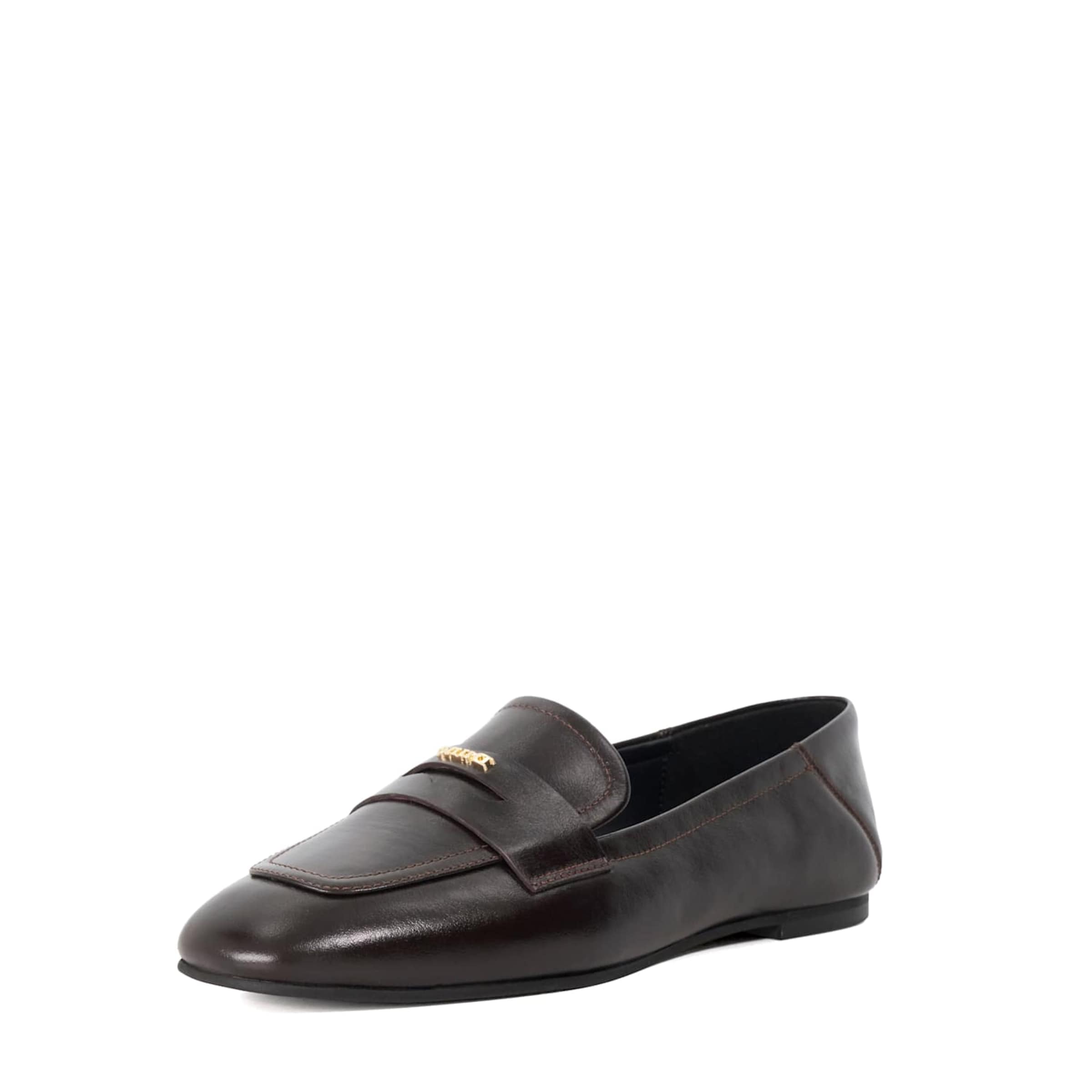 Chaussure basse Dune LONDON en marron : devant