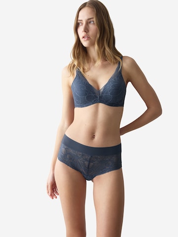 TRIUMPH Panty ' Red Label Body Make-Up Illusion Lace ' in Blue: front