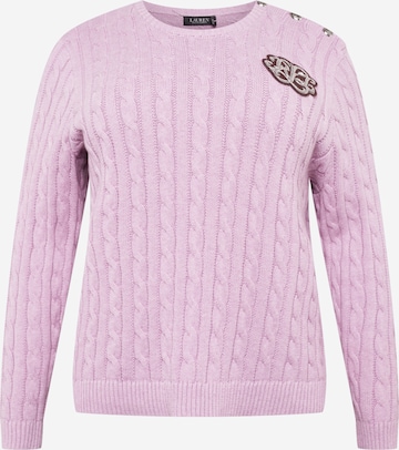 Lauren Ralph Lauren Plus Trui 'MONTIVA' in Roze: voorkant