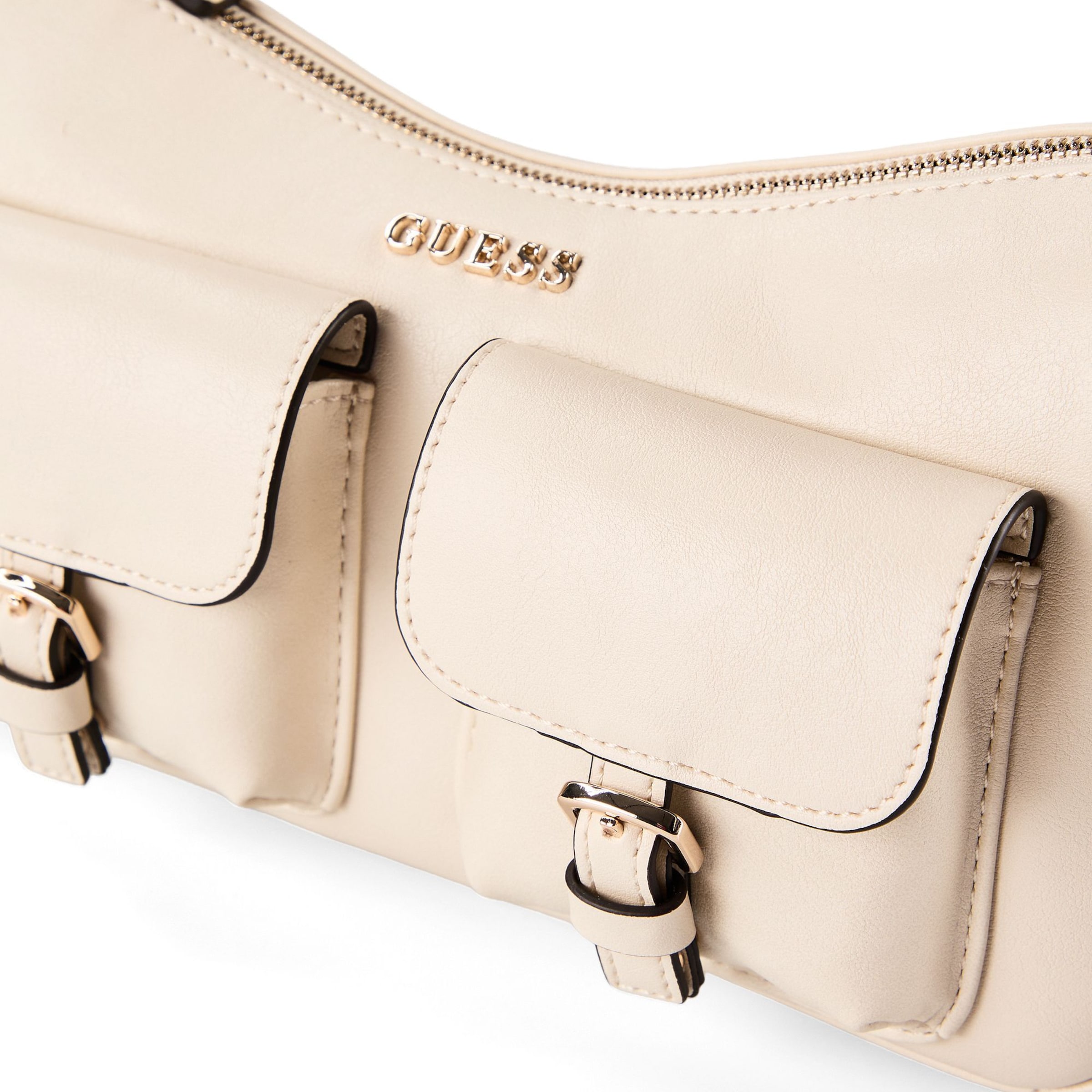 GUESS Schultertasche 'Kassie' in Beige
