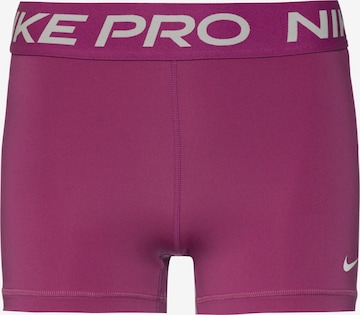 NIKE Workout Pants 'Pro' in Pink: front