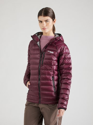 Giacca per outdoor 'Moonvista' di COLUMBIA in rosso: frontale