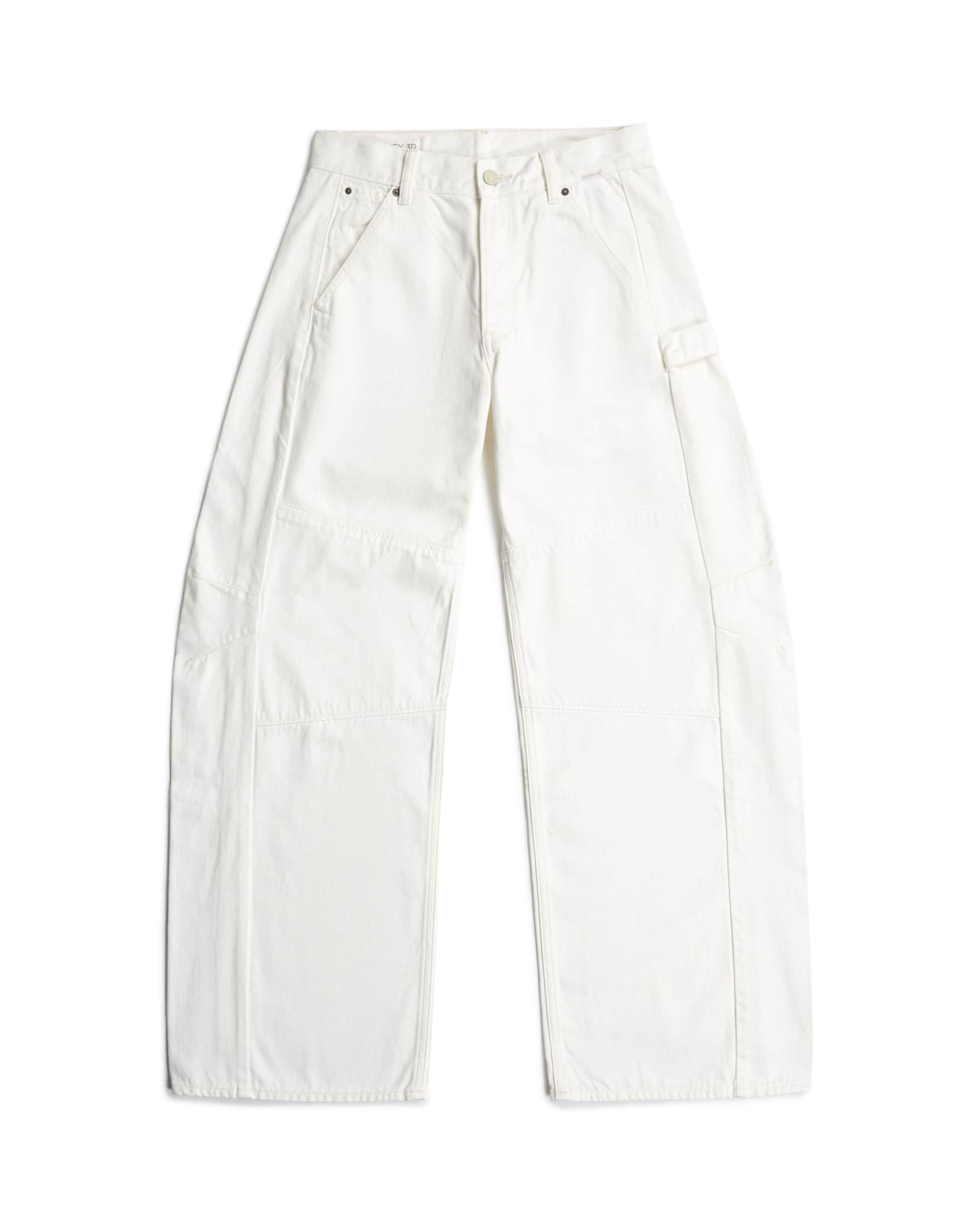 Loosefit Jean G-STAR en blanc : devant