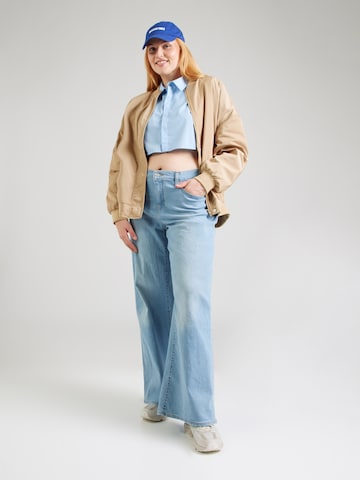 Wide leg Jeans '318' de la Levi's® Plus pe albastru