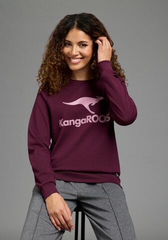 KangaROOS Sweatshirt in Rot: Vorderseite