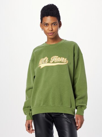 iets frans Sweatshirt in Grün: Vorderseite