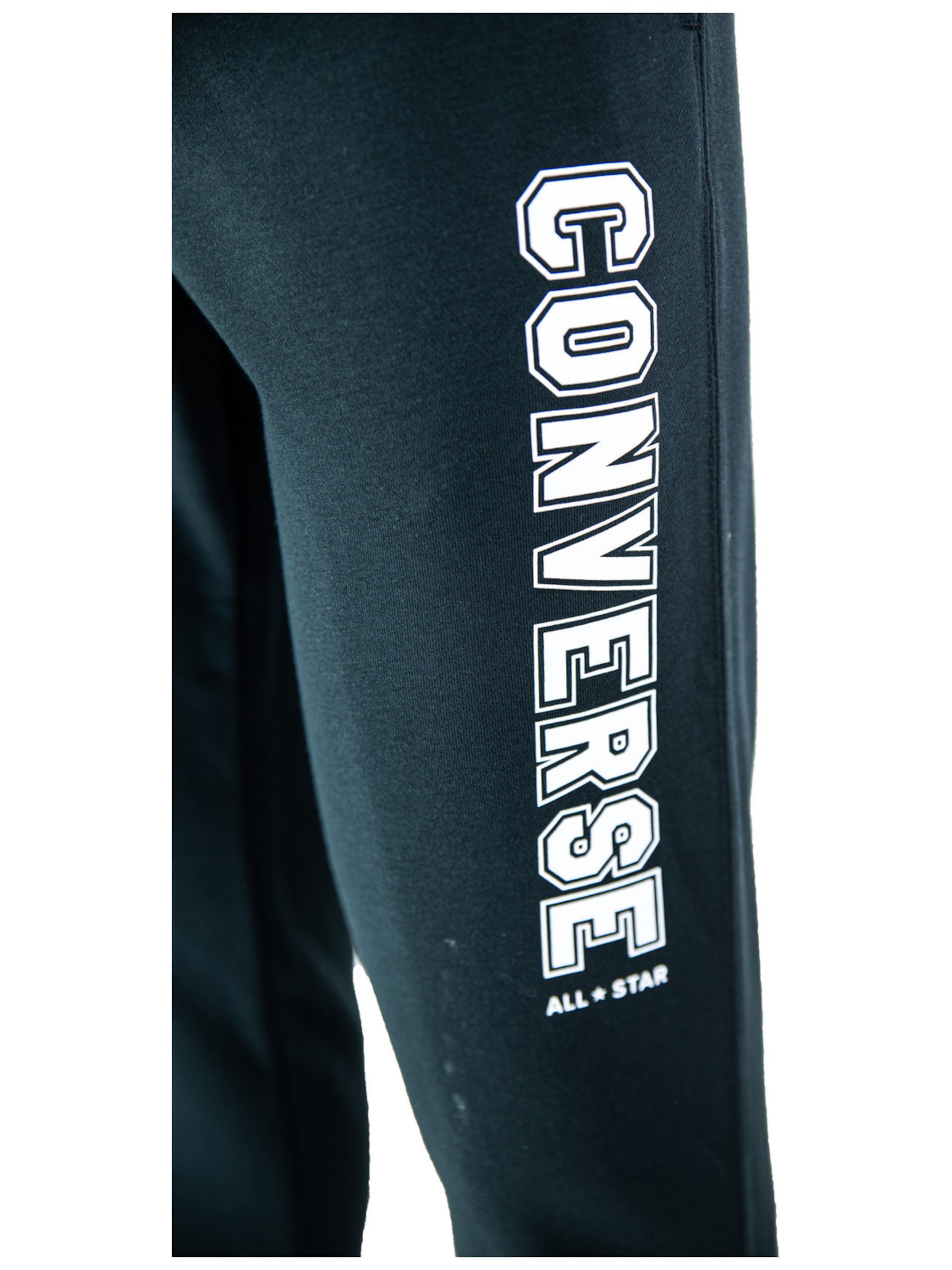 CONVERSE Regular Sports trousers 'Converse All Star Single Screen' in Black
