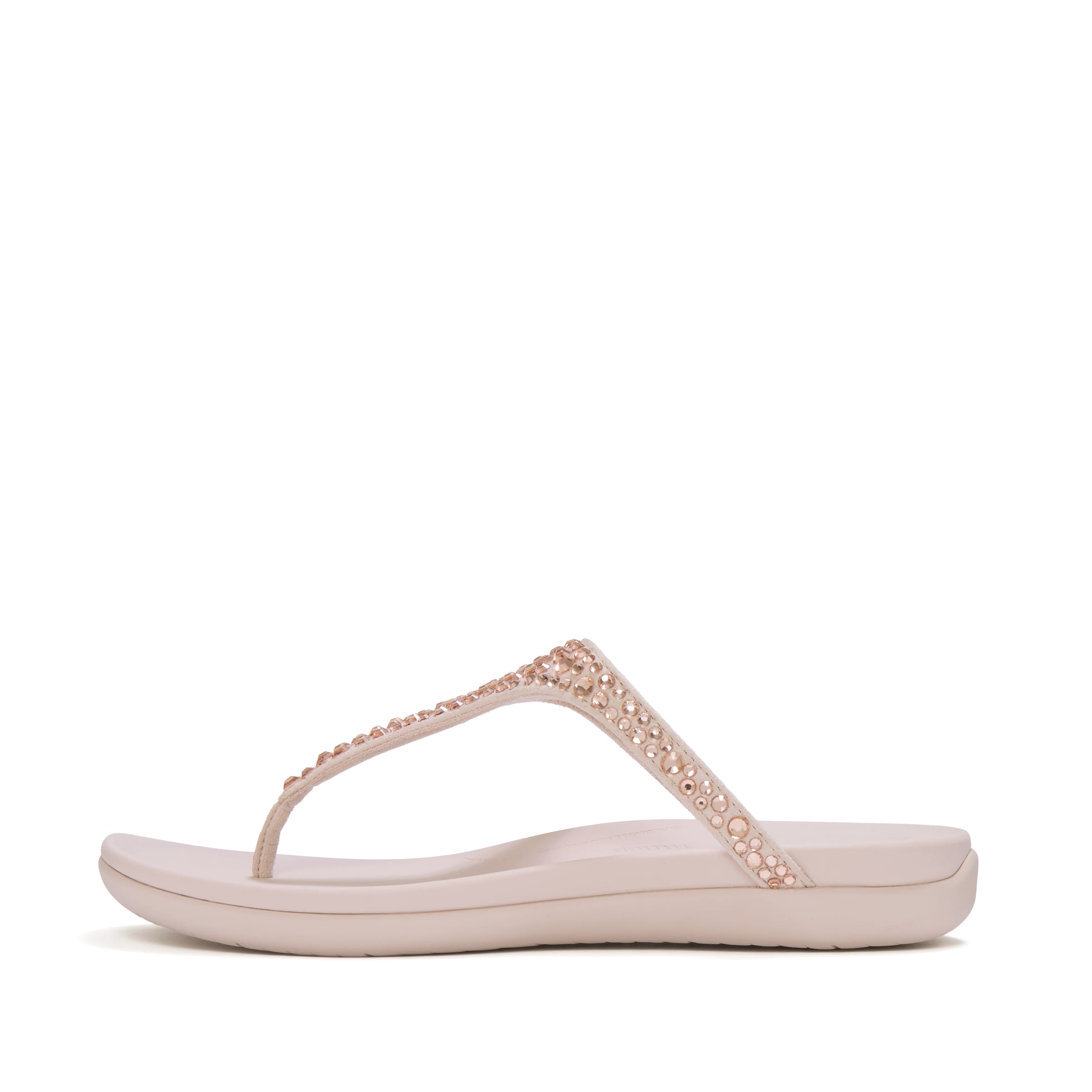 FitFlop T-Bar Sandals in Beige