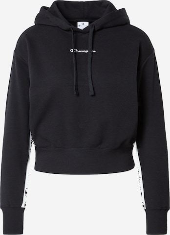 Champion Authentic Athletic Apparel Sweatshirt in Black: front