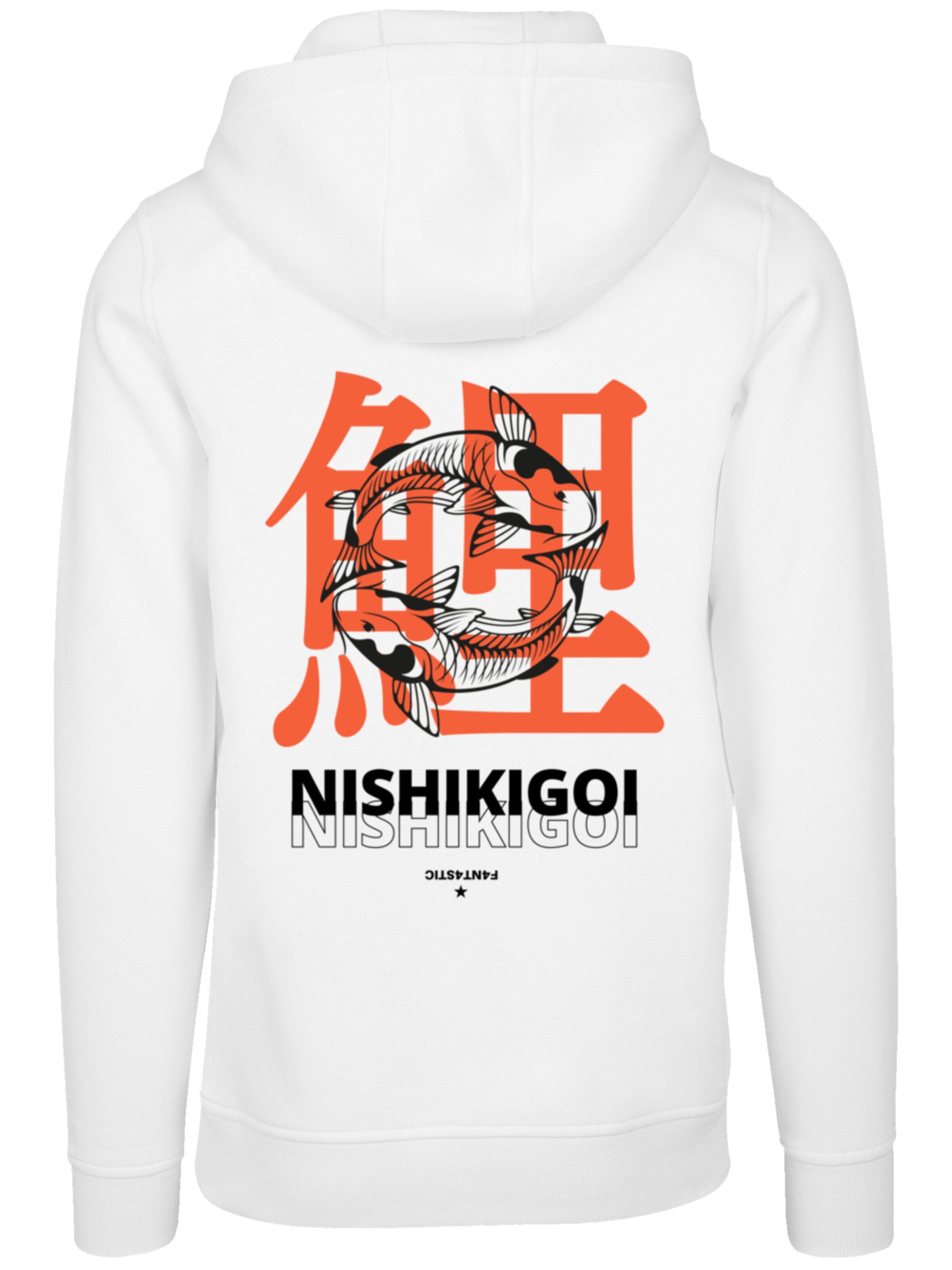 F4NT4STIC Sweatshirt 'Nishikigoi' in Wit