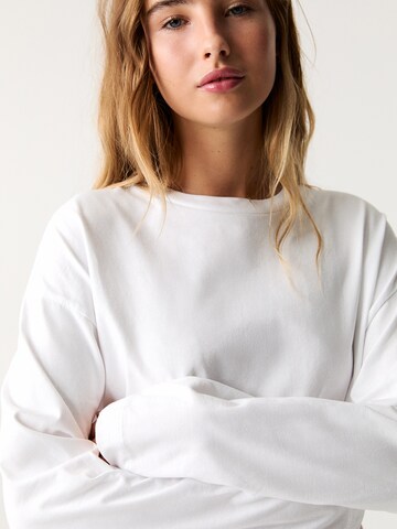 T-shirt Pull&Bear en blanc