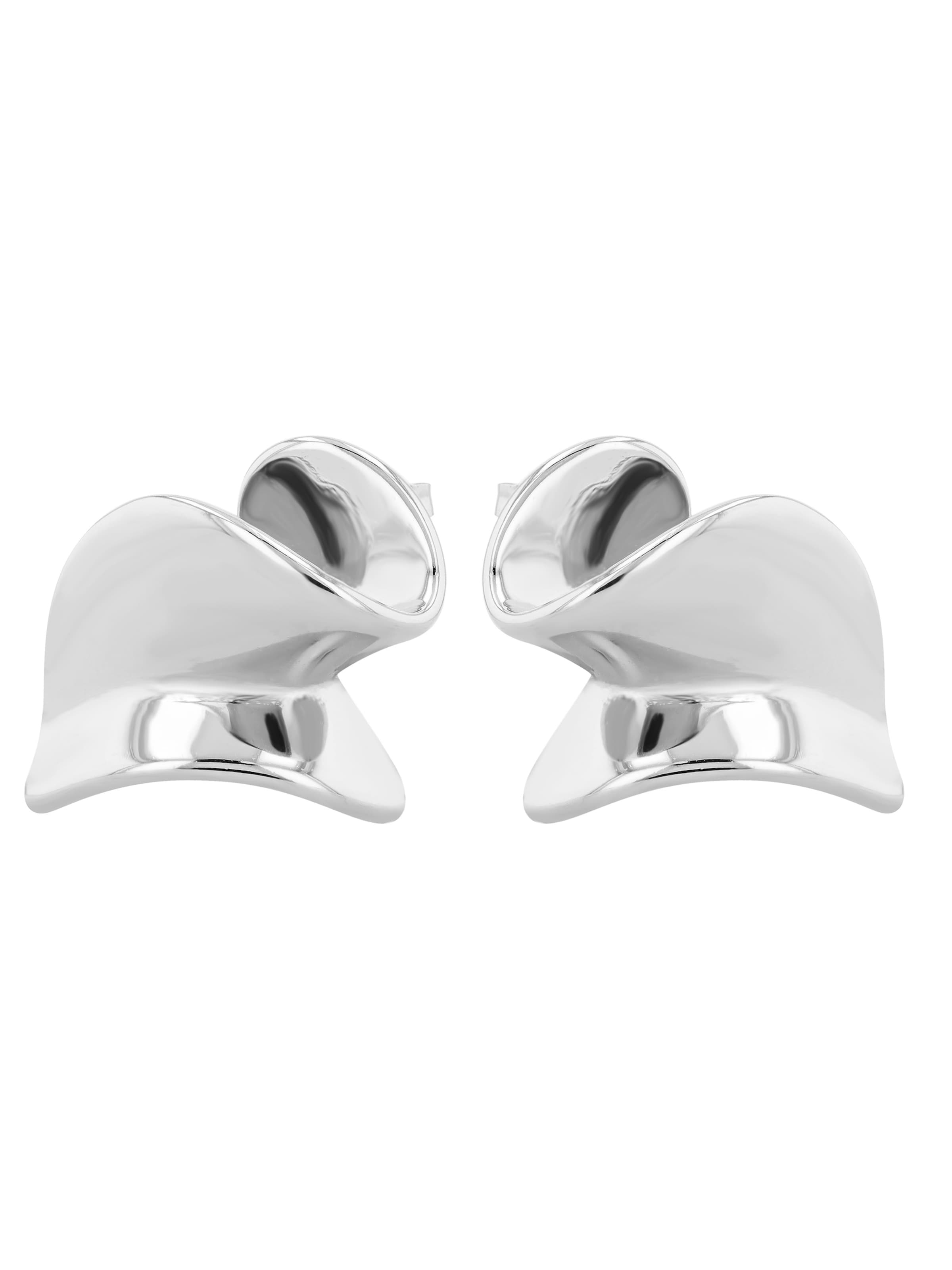 Akzent Earrings 'Valentine, langlebig' in Silver: front