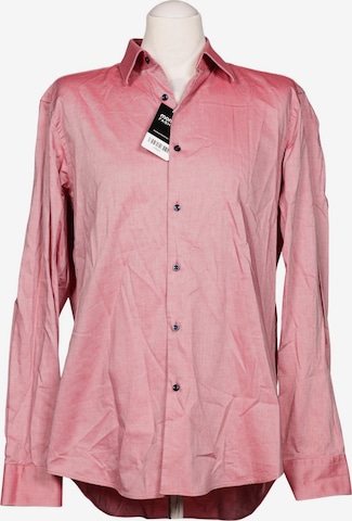 BOSS Black Hemd L in Rot: Vorderseite