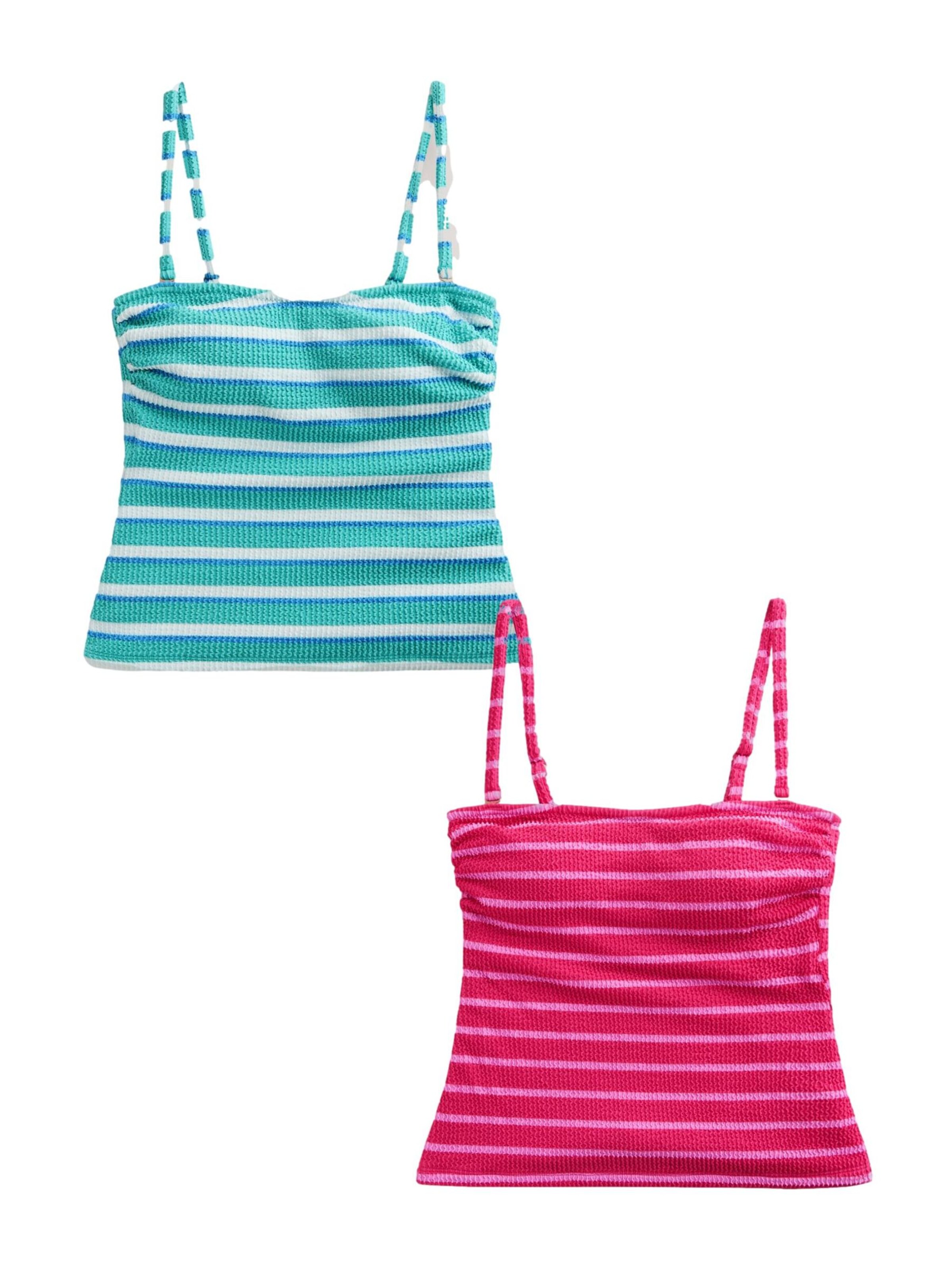 Next Bandeau Tankinitop in Blauw: voorkant