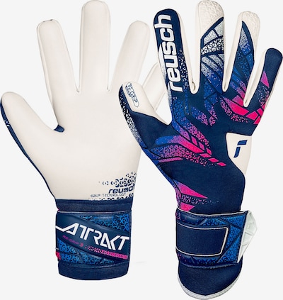 REUSCH Αθλητικά γάντια 'Attrakt Re:Grip' σε L σε μπλε / ροζ / λευκό, Άποψη προϊόντος