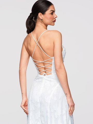 Robe de soirée Ombre en blanc