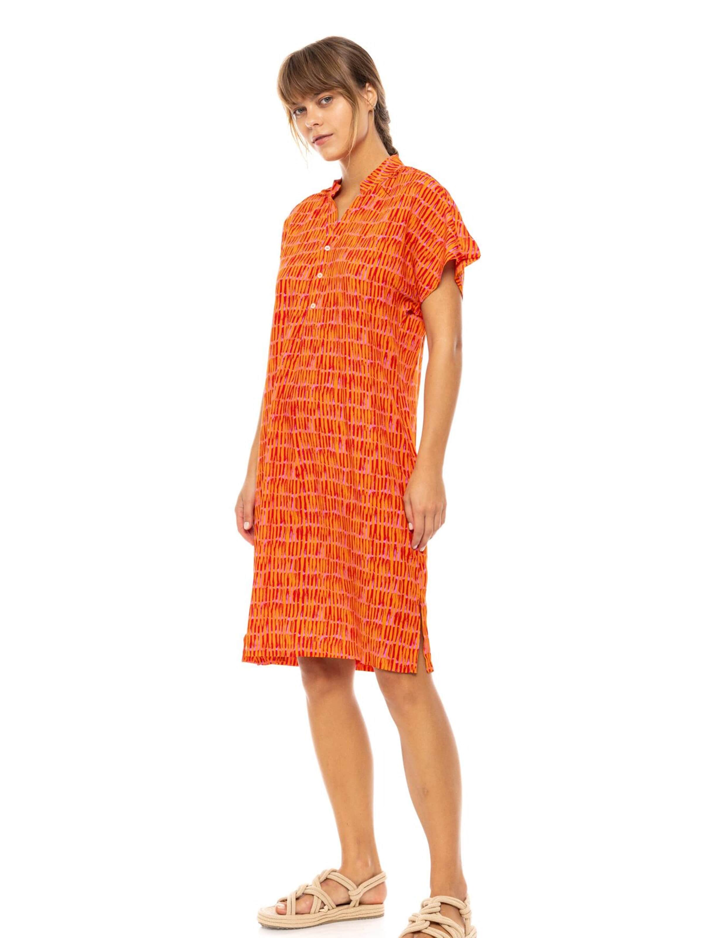 Pink Label Zomerjurk in Oranje