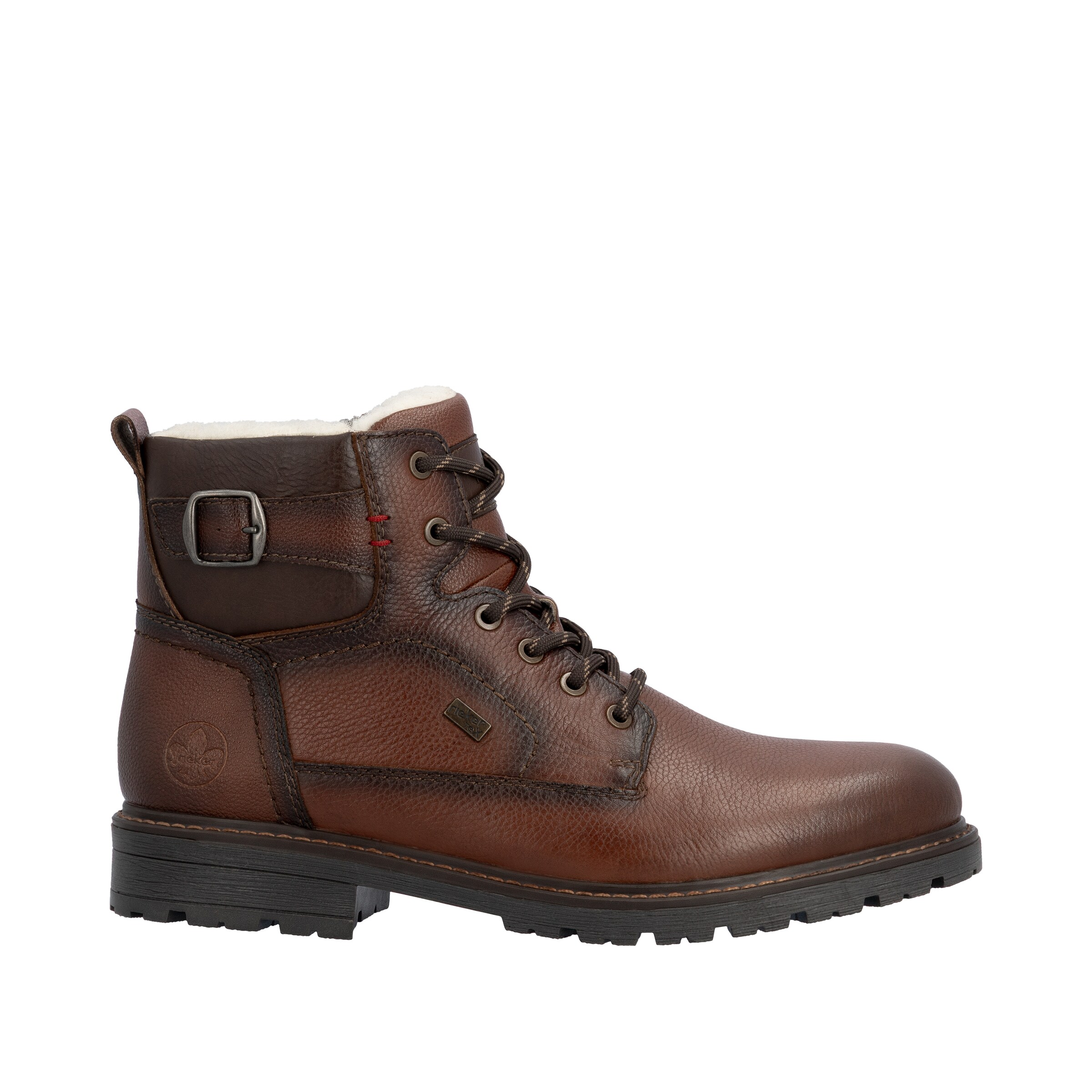 Rieker Lace-Up Boots in Brown